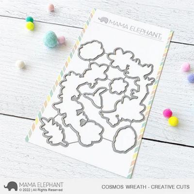 Mama Elephant Creative Cuts - Cosmos Wreath
